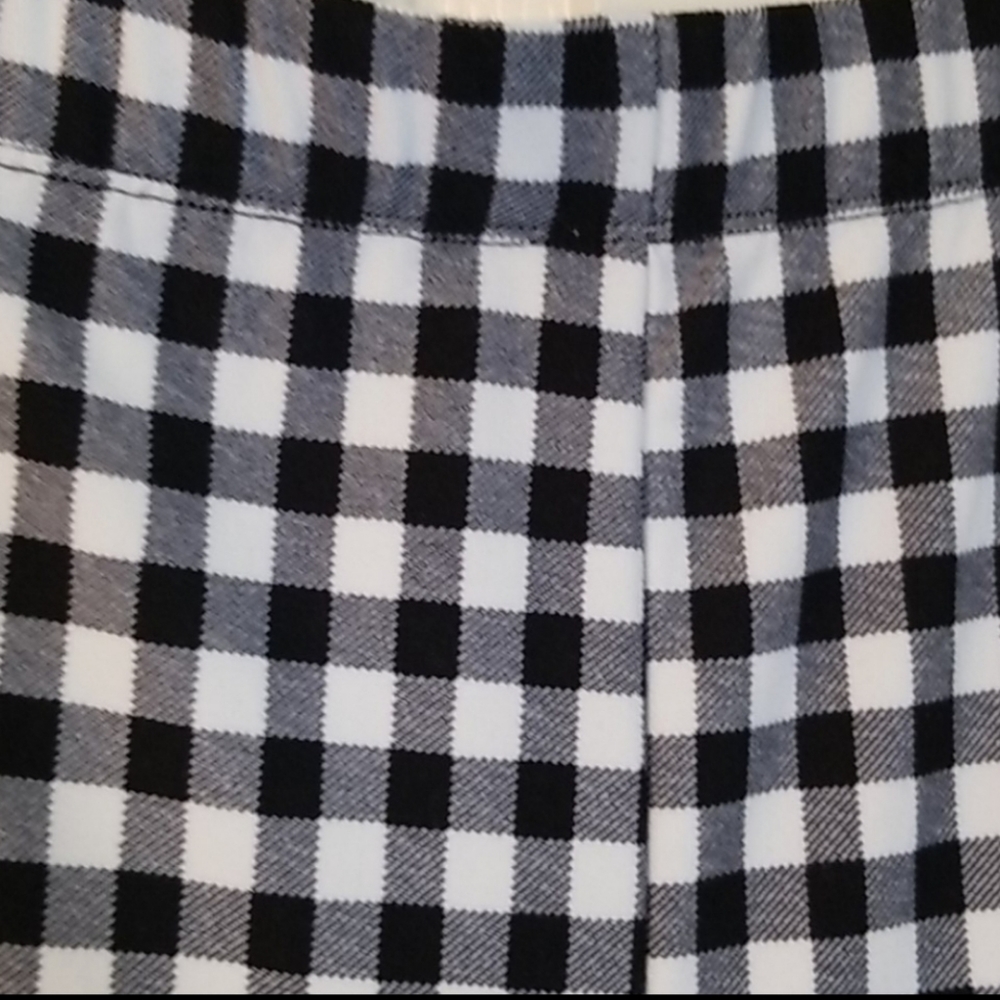 Forever 21 Gingham Check Flare Leg Pants - Picture 4 of 10